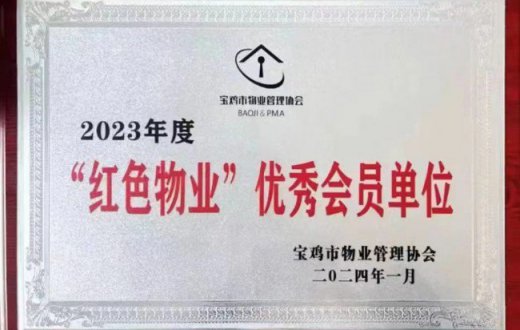以红心暖民心 —— taptap荣获 “2023年度红色物业优秀会员单位”称号