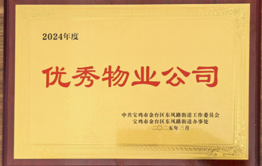 荣誉见证努力  服务永不止步 —— taptap物业服务获认可